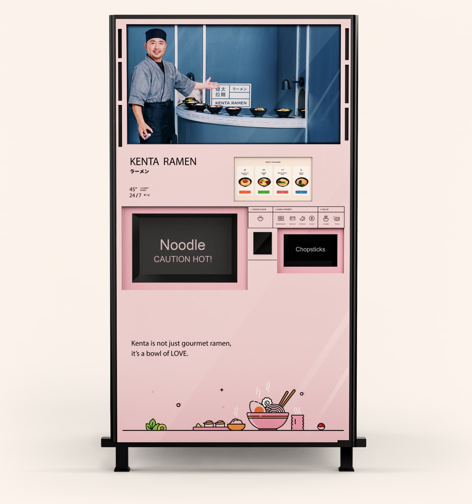 A Kenta Ramen machine